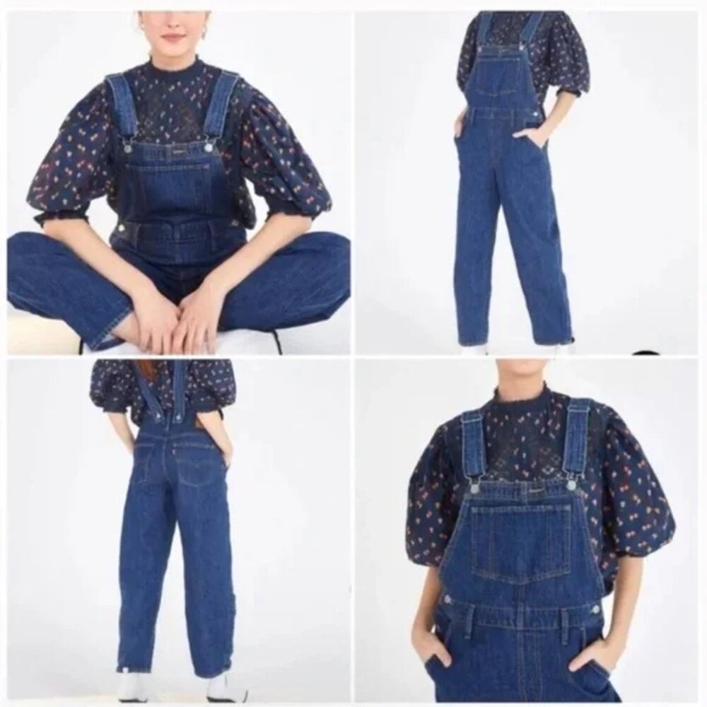 Levi’s Premium Classic Cut Denim Overalls S EUC